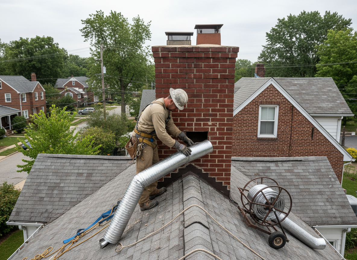 Chimney repair in Springdale